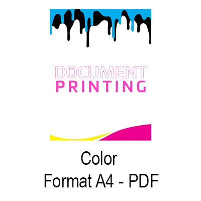 Print document PDF Color A4