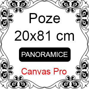Developare poze panoramice - 20x81 cm - Canvas Pro